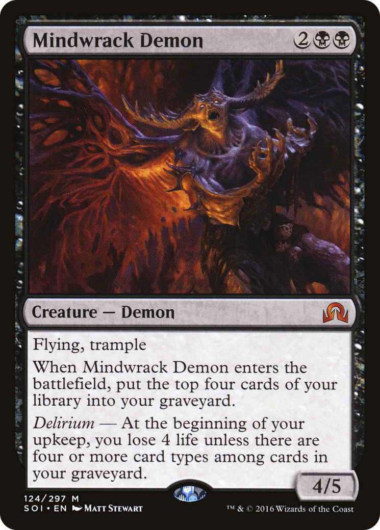 Mindwrack Demon (SOI-124) - Shadows over Innistrad