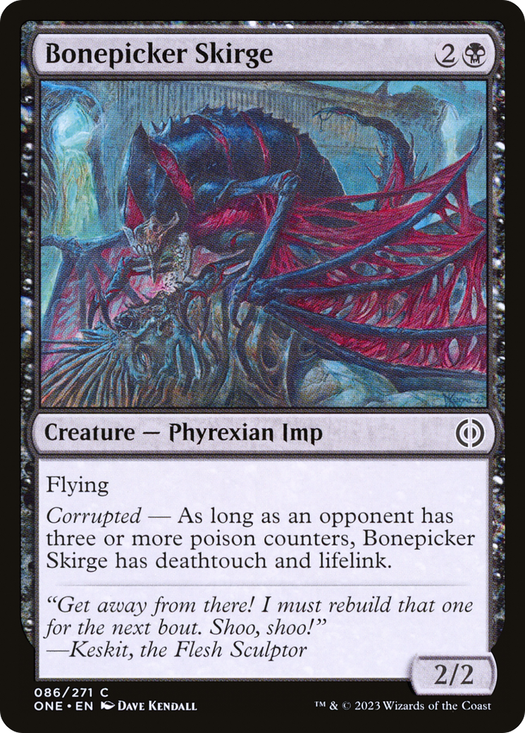Bonepicker Skirge (ONE-086) - Phyrexia: All Will Be One Foil