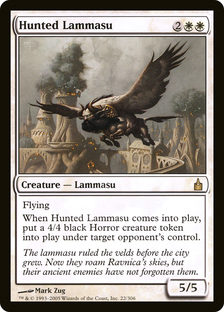 Hunted Lammasu (RAV-022) - Ravnica: City of Guilds