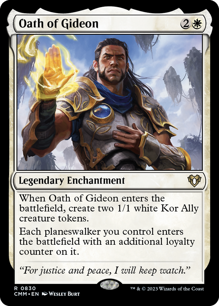 Oath of Gideon (CMM-830) - Commander Masters