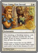 First Come, First Served (UNH-012) - Unhinged Foil