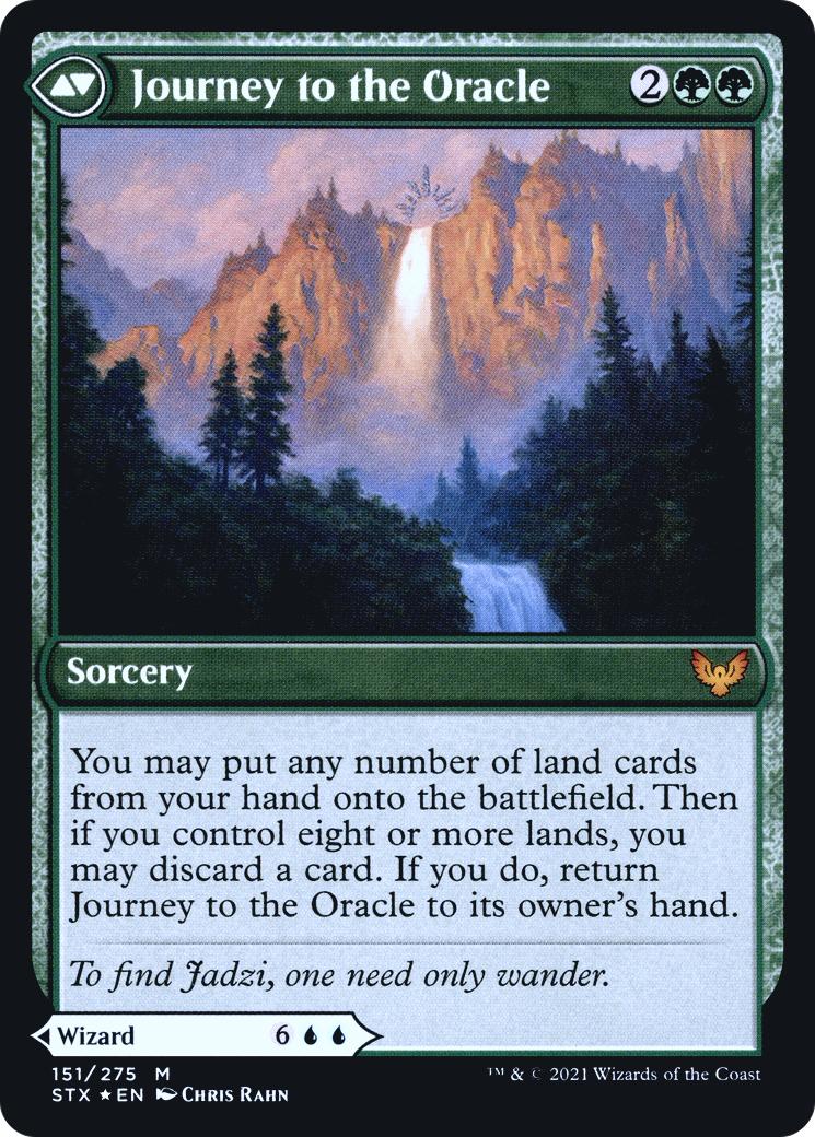 Jadzi, Oracle of Arcavios // Journey to the Oracle (PRE-151) - Strixhaven: School of Mages Promos Foil