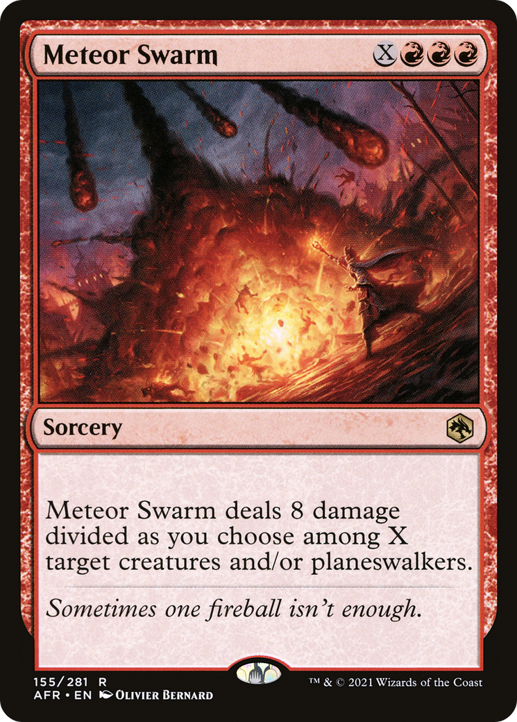 Meteor Swarm (AFR-155) - Adventures in the Forgotten Realms Foil