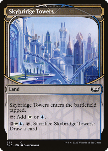Skybridge Towers (SNC-354) - Streets of New Capenna: (Showcase) Foil