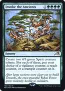 Invoke the Ancients (PRE-193S) - Kamigawa: Neon Dynasty Promos Foil