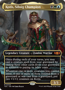 Kotis, Sibsig Champion (TDC-005) - Commander: Tarkir: Dragonstorm (Borderless) Foil