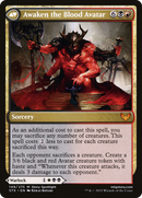 Extus, Oriq Overlord // Awaken the Blood Avatar (STX-149) - Strixhaven: School of Mages Foil