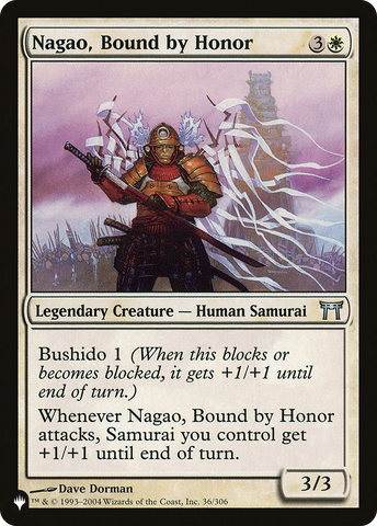 Nagao, Bound by Honor (LIST-CHK-36) - The List