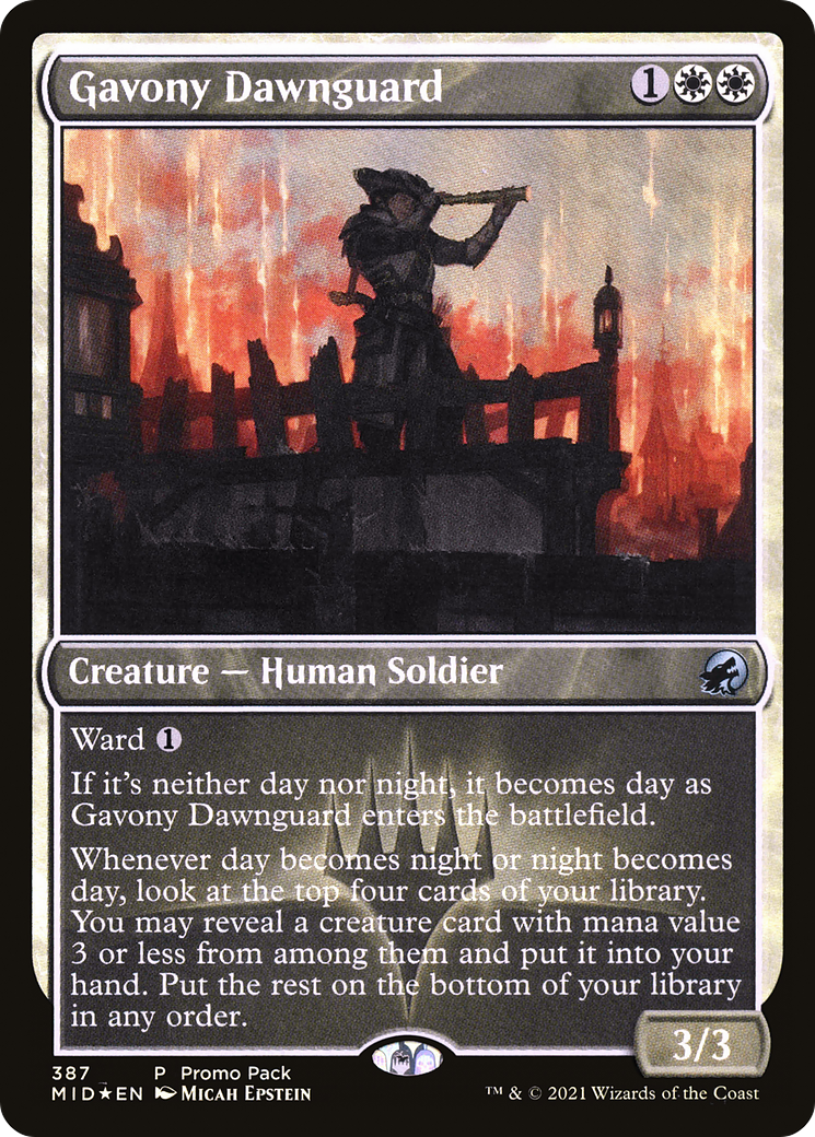 Gavony Dawnguard (PPMID-387) - Innistrad: Midnight Hunt Foil