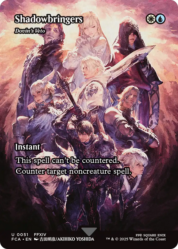 Shadowbringers - Dovin's Veto (Showcase) (FCA-051) - FINAL FANTASY: Through the Ages / Shadowbringers (Borderless)