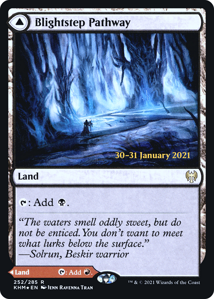 Blightstep Pathway // Searstep Pathway (PRE-252) - Kaldheim Promos Foil