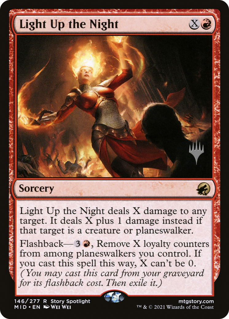 Light Up the Night (PPMID-146) - Innistrad: Midnight Hunt Promos