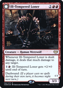 Ill-Tempered Loner // Howlpack Avenger (PRE-162S) - Innistrad: Crimson Vow Promos: (Double Faced Transform) Foil