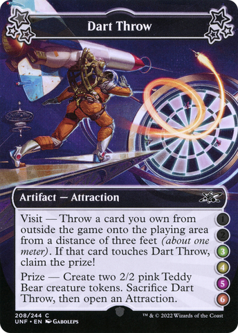 Dart Throw (UNF-208) - Unfinity Foil