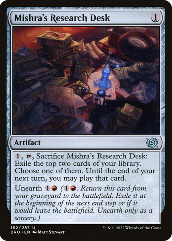 Mishra's Research Desk (BRO-162) - The Brothers' War