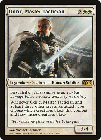 Odric, Master Tactician (M13-023) - Magic 2013 Foil