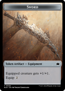 Sword (BLB-028) - Bloomburrow Tokens