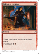 Faithless Looting (White Border) (MB2-057) - Mystery Booster 2