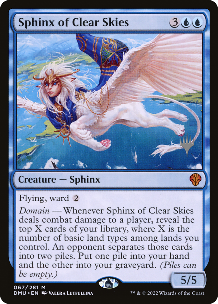 Sphinx of Clear Skies (PPDMU-67P) - Dominaria United Promos Foil