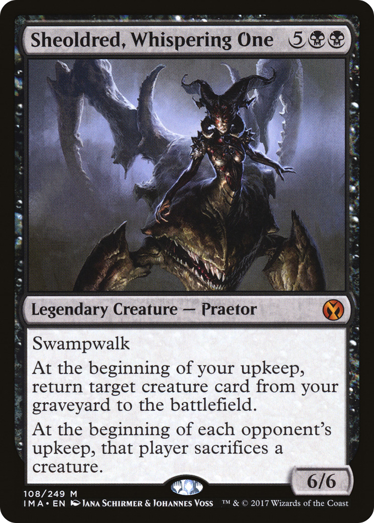 Sheoldred, Whispering One (IMA-108) - Iconic Masters