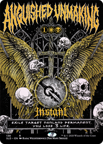 Anguished Unmaking (SLD-138) - Secret Lair Drop (Borderless)