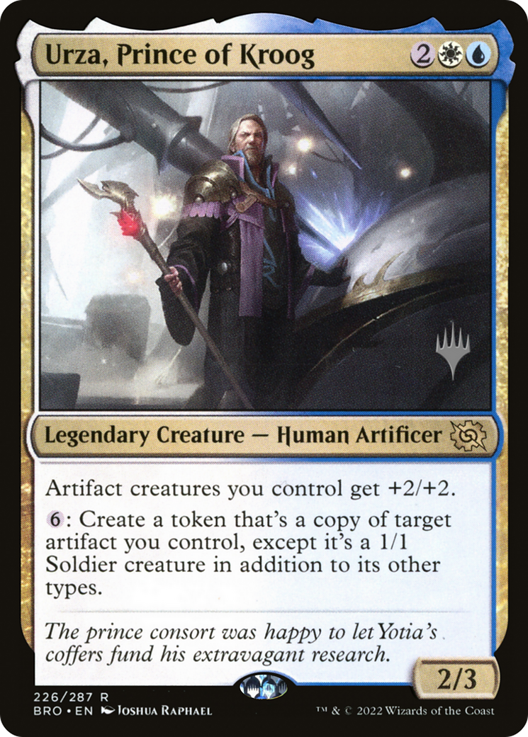 Urza, Prince of Kroog (PPBRO-226P) - The Brothers' War Promos