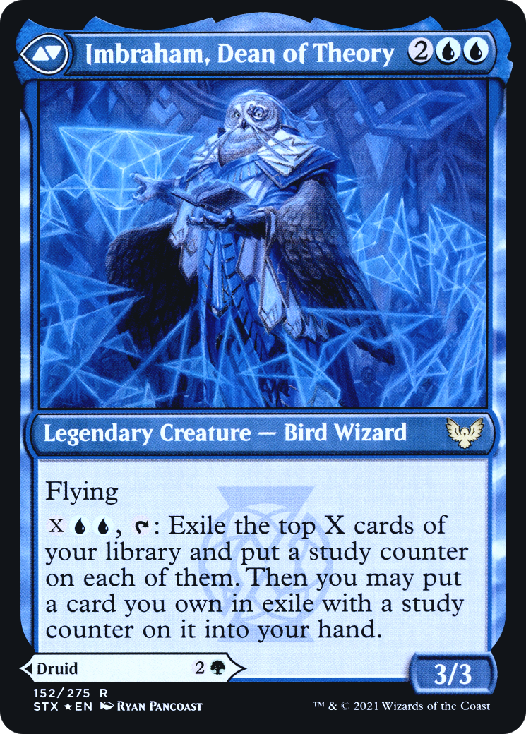 Kianne, Dean of Substance // Imbraham, Dean of Theory (PRE-152) - Strixhaven: School of Mages Promos Foil