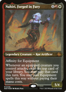 Nahiri, Forged in Fury (MAT-136) - March of the Machine: The Aftermath Etched Foil