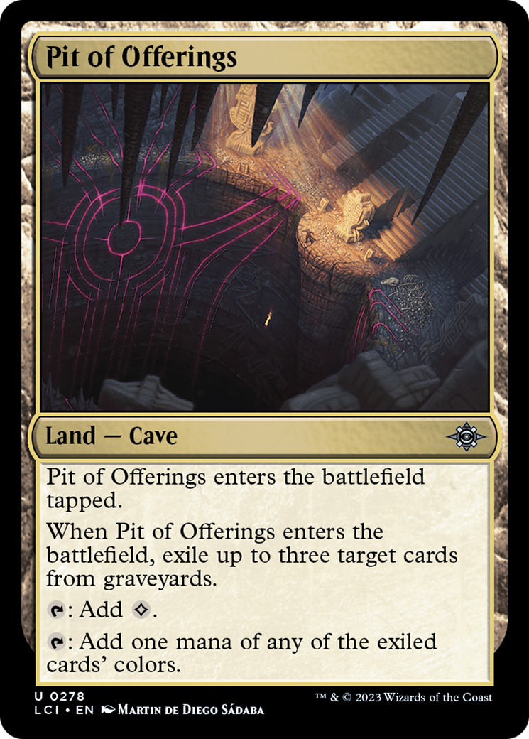 Pit of Offerings (LCI-278) - The Lost Caverns of Ixalan