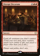Disrupt Decorum (AFC-122) - Forgotten Realms Commander