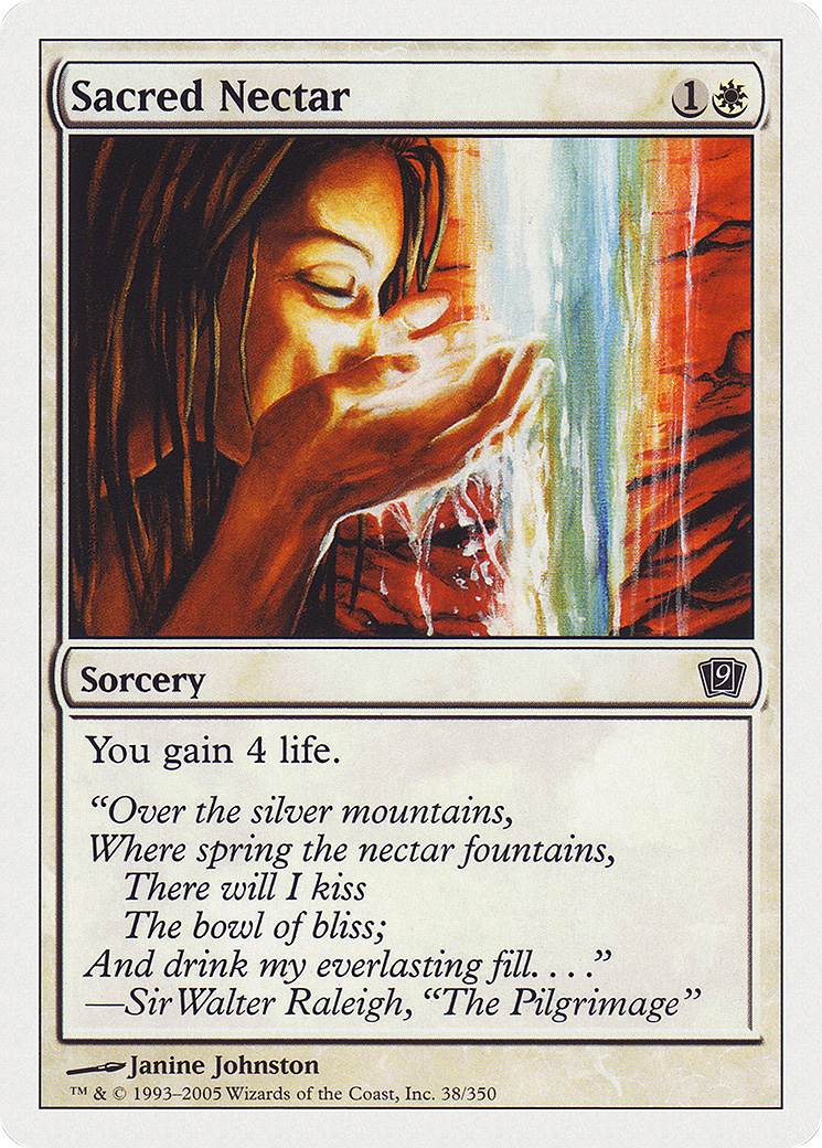 Sacred Nectar (9ED-038) - Ninth Edition