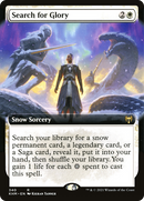 Search for Glory (KHM-340) - Kaldheim: (Extended Art, snow) Foil