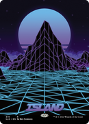 Island (SLD-416) - Secret Lair Drop (Borderless) Foil