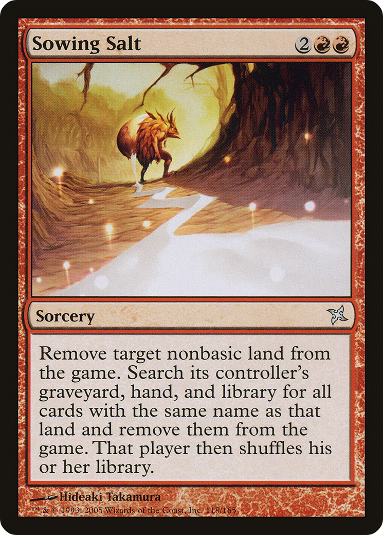 Sowing Salt (BOK-118) - Betrayers of Kamigawa Foil