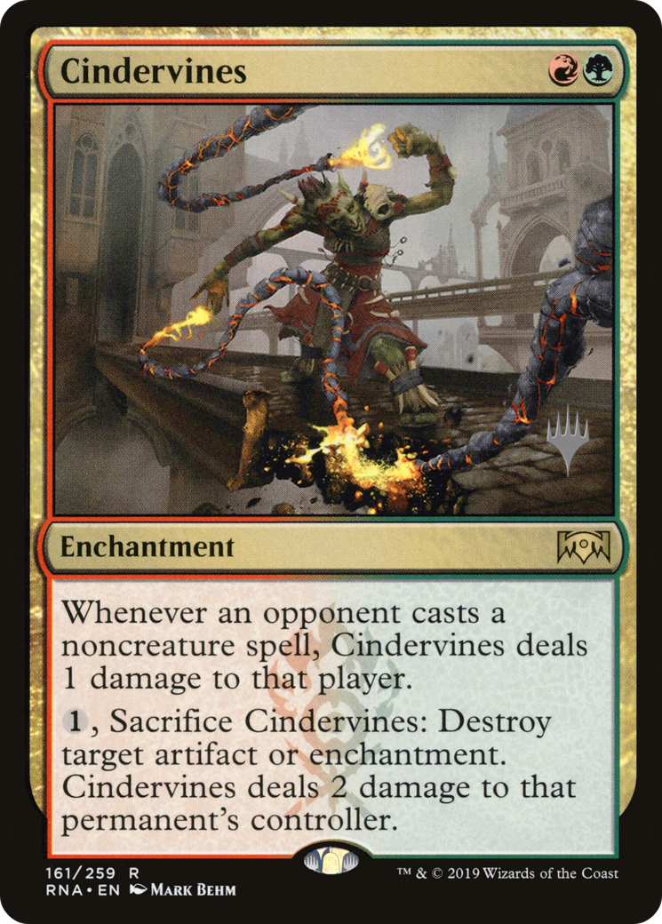 Cindervines (PPELD-161) - Ravnica Allegiance Promos Foil