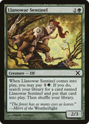 Llanowar Sentinel (10E-275) - Tenth Edition Foil