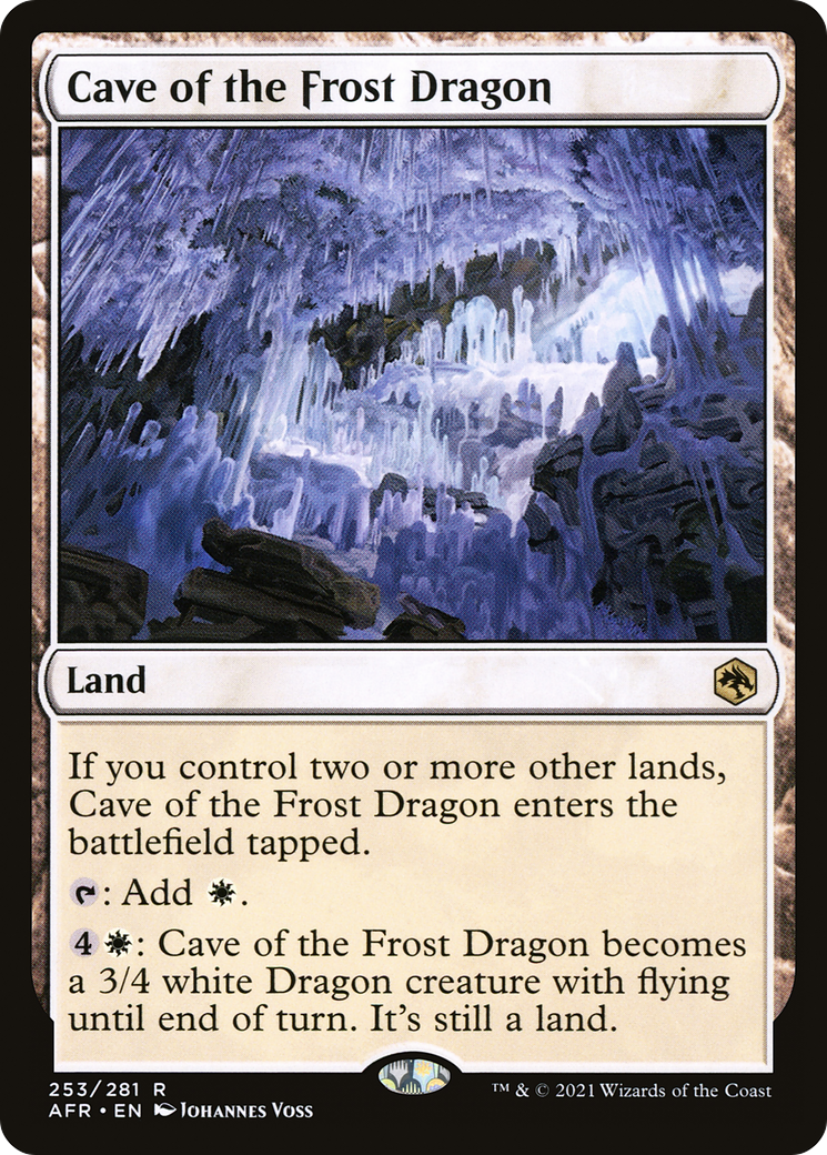 Cave of the Frost Dragon (AFR-253) - Adventures in the Forgotten Realms
