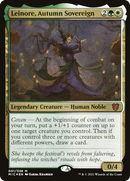 Leinore, Autumn Sovereign (MIC-001) - Midnight Hunt Commander Display Commanders Foil