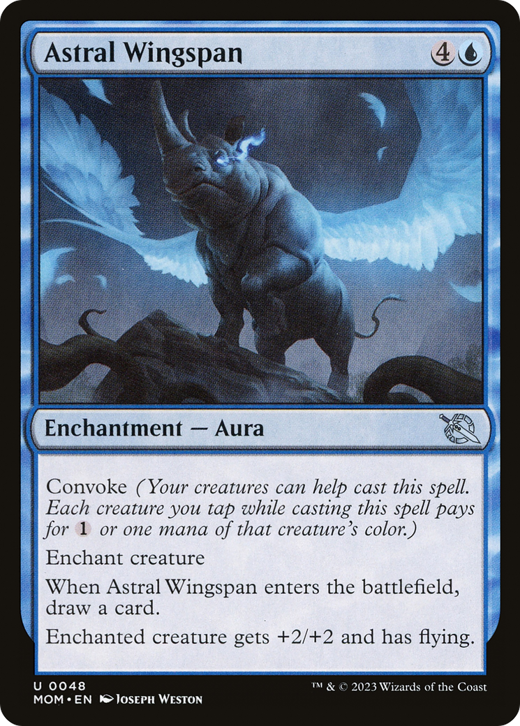 Astral Wingspan (MOM-048) - March of the Machine Foil