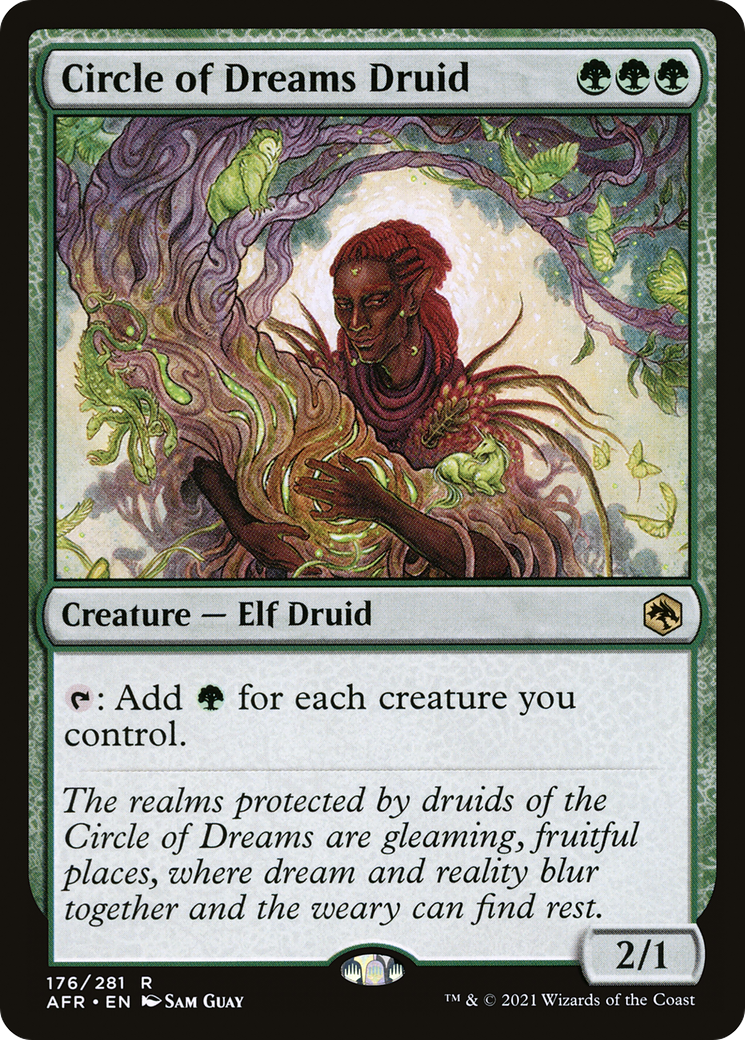 Circle of Dreams Druid (AFR-176) - Adventures in the Forgotten Realms Foil