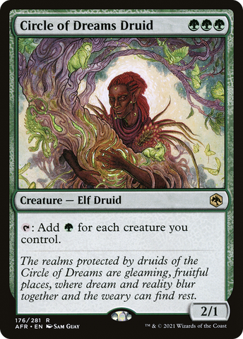 Circle of Dreams Druid (AFR-176) - Adventures in the Forgotten Realms Foil