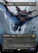 Dirge Bat (IKO-289) - Ikoria: Lair of Behemoths: (Showcase) (Borderless) Foil