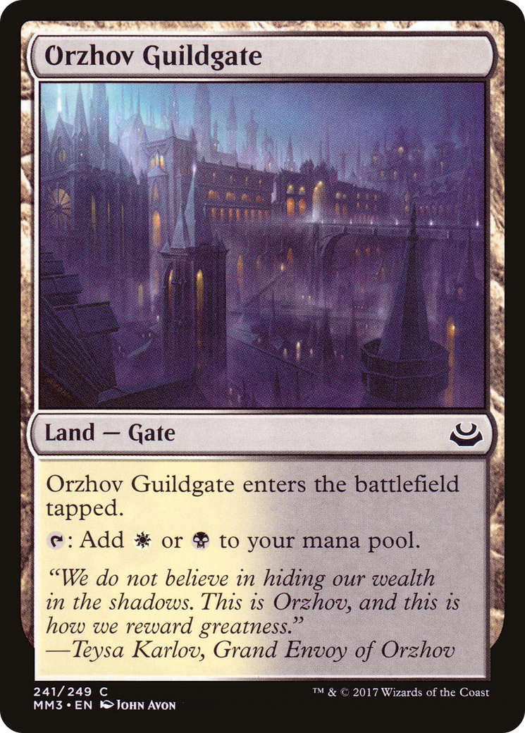Orzhov Guildgate (MM3-241) - Modern Masters 2017