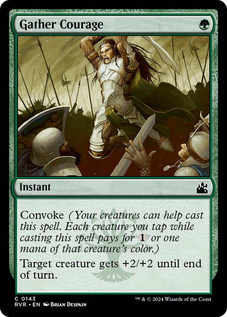 Gather Courage (RVR-143) - Ravnica Remastered Foil