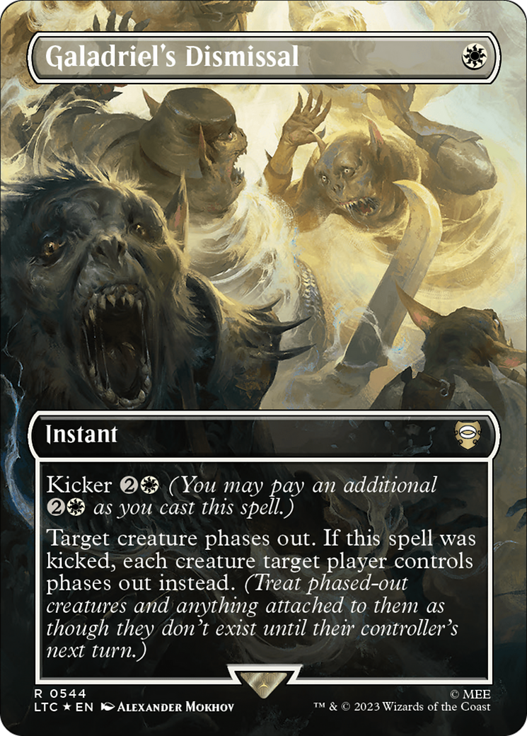 Galadriel's Dismissal (LTC-544) - Tales of Middle-earth Commander (Borderless) Foil