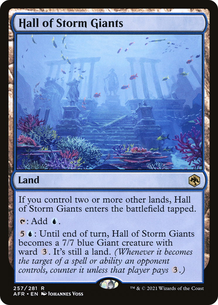 Hall of Storm Giants (AFR-257) - Adventures in the Forgotten Realms Foil