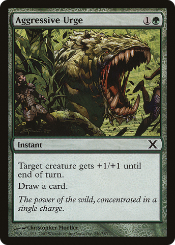 Aggressive Urge (10E-250) - Tenth Edition Foil
