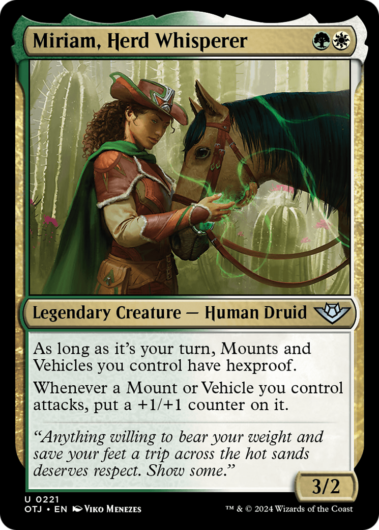 Miriam, Herd Whisperer (OTJ-221) - Outlaws of Thunder Junction