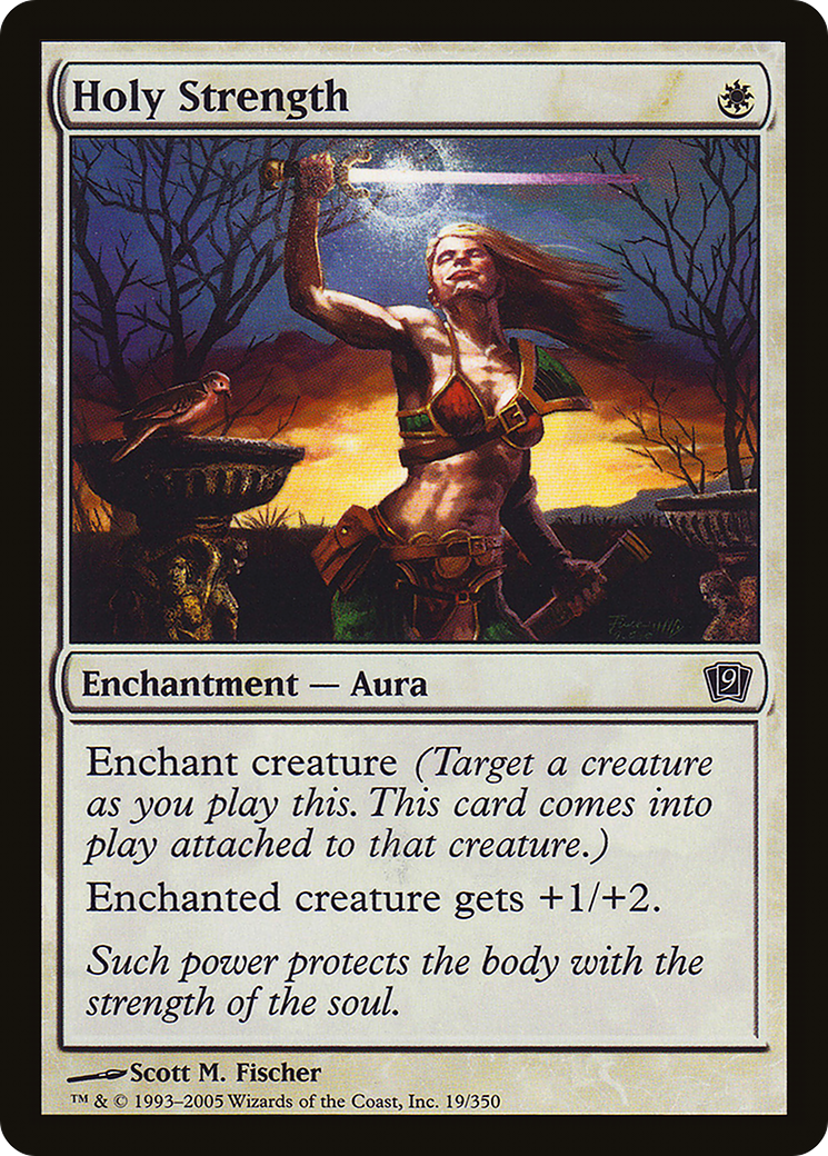 Holy Strength (9ED-19★) - Ninth Edition Foil