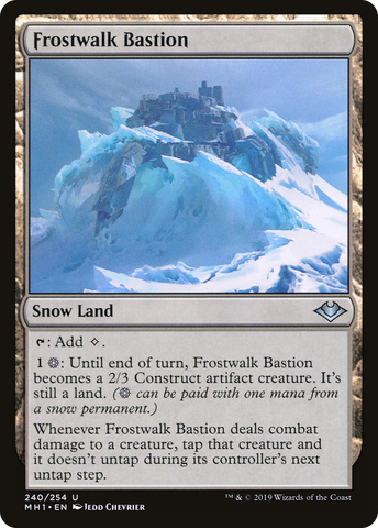 Frostwalk Bastion (MH1-240) - Modern Horizons